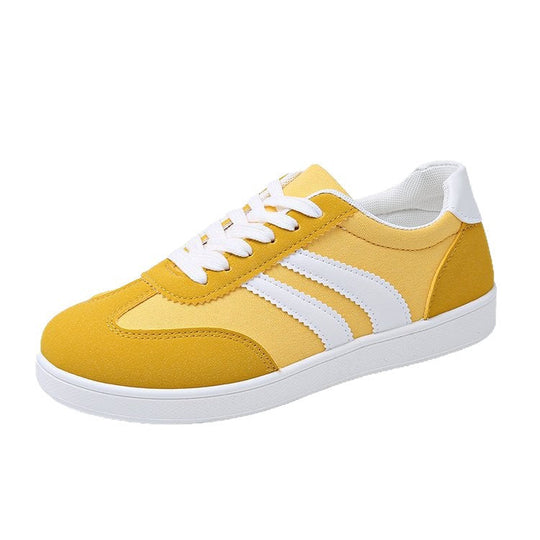 Damen Sneakers im sportlichen Design mit atmungsaktiver Oberflächenstruktur