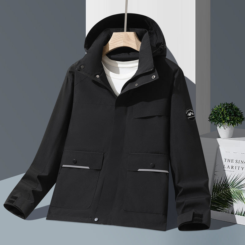 Damen Technische Regenjacke Nord Taschen