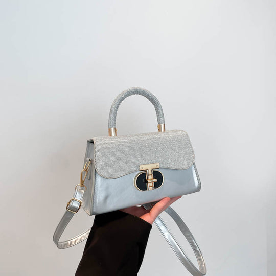 Damen elegante Umhängetasche mit glitzerndem Obermaterial und vielseitigen Trageoptionen Nord Taschen
