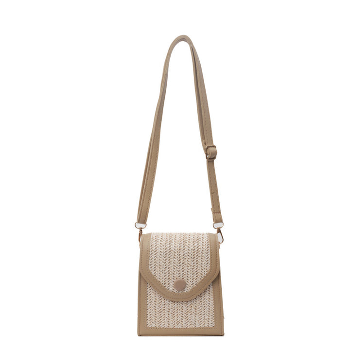 Damen Umhängetasche mit elegantem geflochtenem Design Nord Taschen
