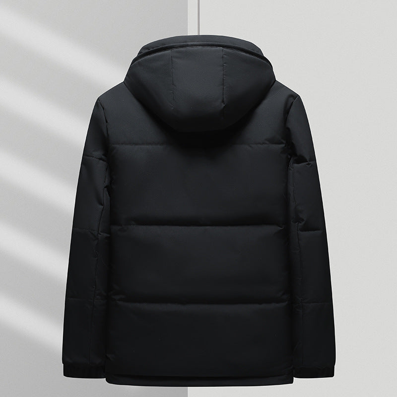 Herren Thermo‑Steppjacke mit weichem Teddyfutter, integrierter Kapuze & verdecktem Zwei‑Wege‑Reißverschluss Nord Taschen