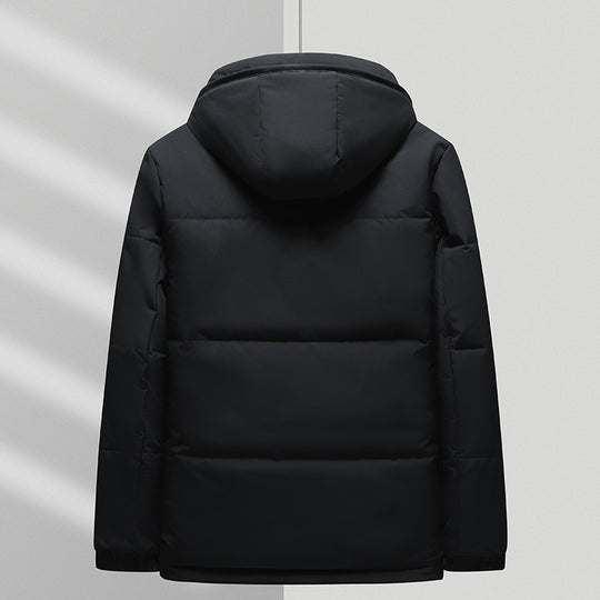 Herren Thermo‑Steppjacke mit weichem Teddyfutter, integrierter Kapuze & verdecktem Zwei‑Wege‑Reißverschluss Nord Taschen