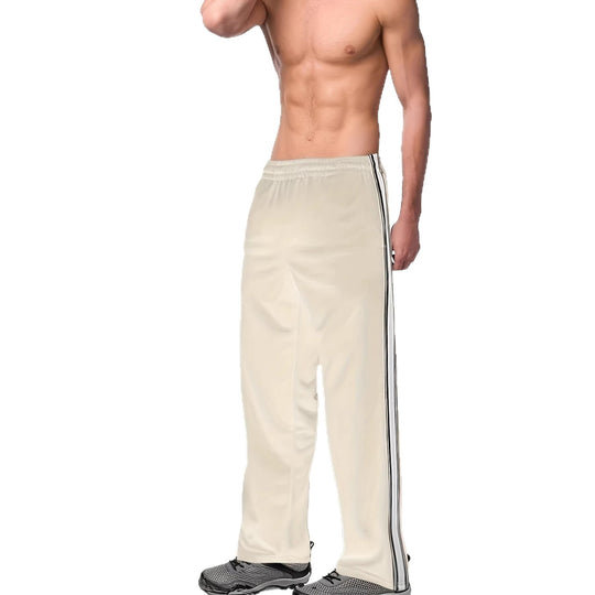 Herren Sportliche Trainingshose mit seitlichem Tape-Streifen und elastischem Bund Nord Taschen