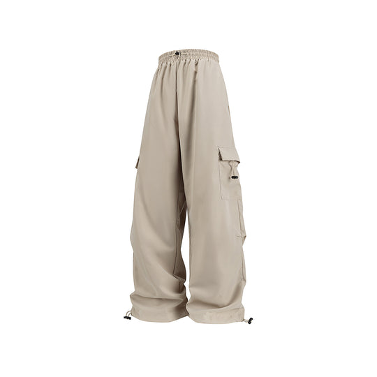 Herren Weite technische Cargo‑Hose mit Tunnelzugbund, Mehrfachtaschen und Kordelzugabschluss Nord Taschen
