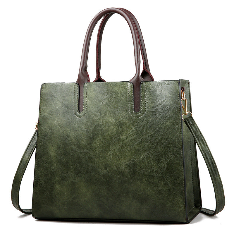 Damen elegante Tote-Handtasche mit abnehmbarem Schultergurt Nord Taschen
