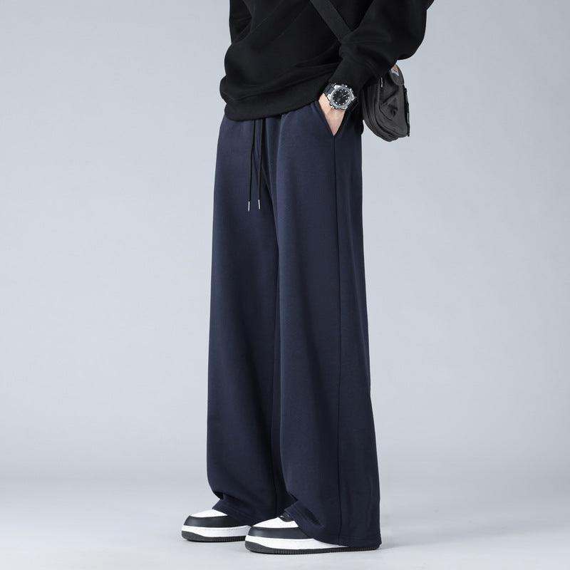 Herren Weite Oversize-Baggy-Loungehose mit Tunnelzugbund und fließender Jersey‑Qualität Nord Taschen