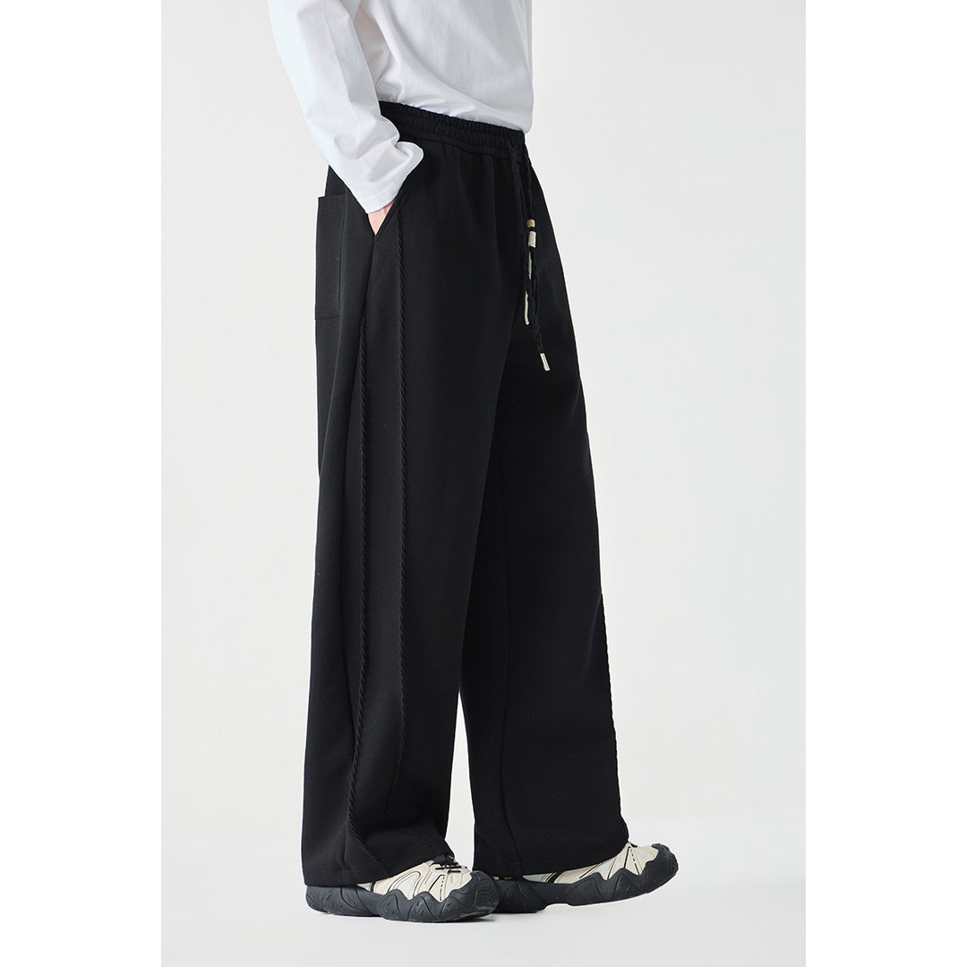 Damen Weite High‑Waist Jogginghose mit Ziernähten und Kordelzug Nord Taschen