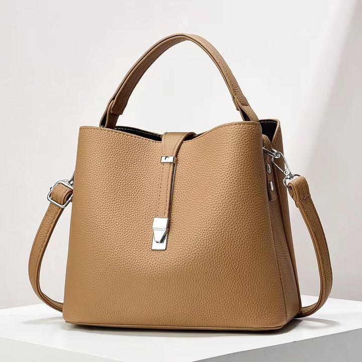 Damen elegante Schultertasche mit strukturiertem Obermaterial Nord Taschen