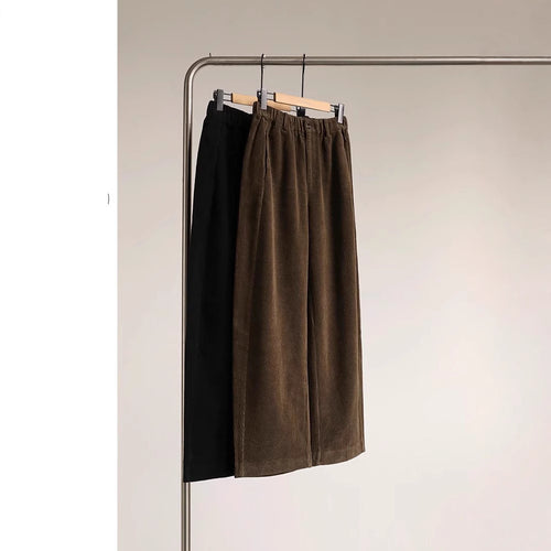 Damen Modische, weite Cordhose Nord Taschen