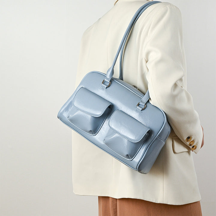 Damen Handtasche mit zwei praktischen Außentaschen Nord Taschen