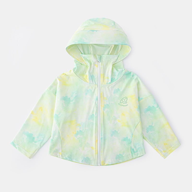 Unisex nan leichte atmungsaktive Kinder Sonnenjacke mit Kapuze und UV Schutz  Nord Taschen