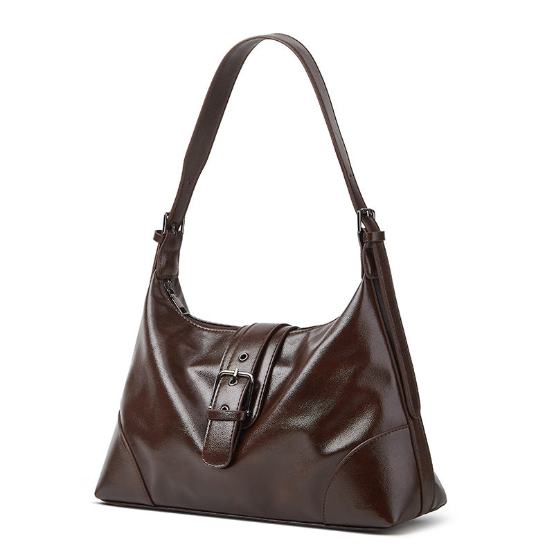 Damen Hobo-Tasche mit dekorativem Schnallenakzent und hochwertiger Kunstlederverarbeitung Nord Taschen
