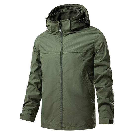 Herren Leichte Outdoorjacke mit verstellbarer Kapuze Nord Taschen 1787797788