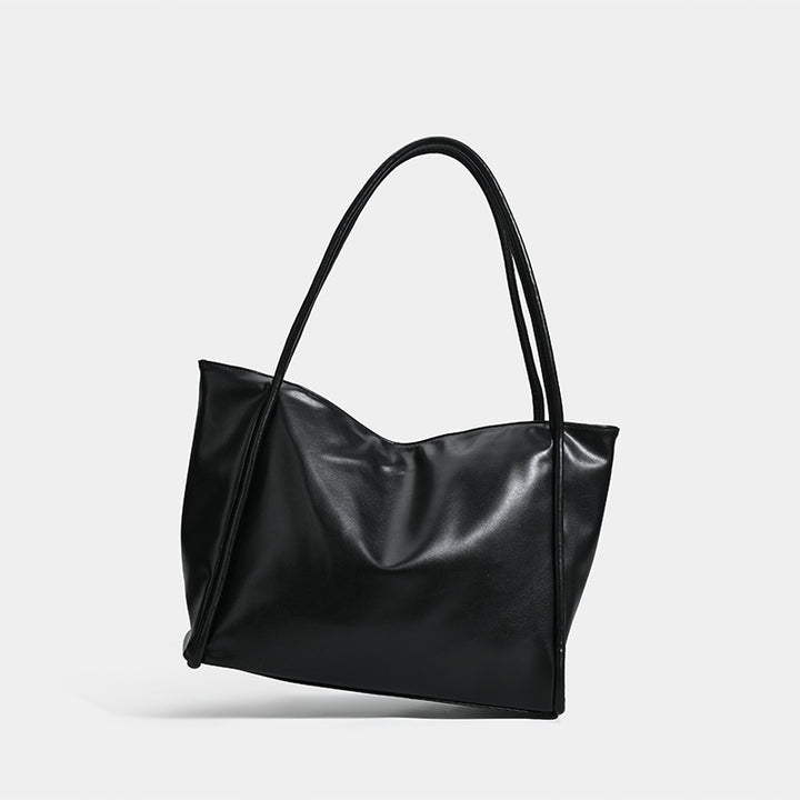 Damen Beuteltasche aus hochwertigem Kunstleder mit elegantem Faltendesign Nord Taschen