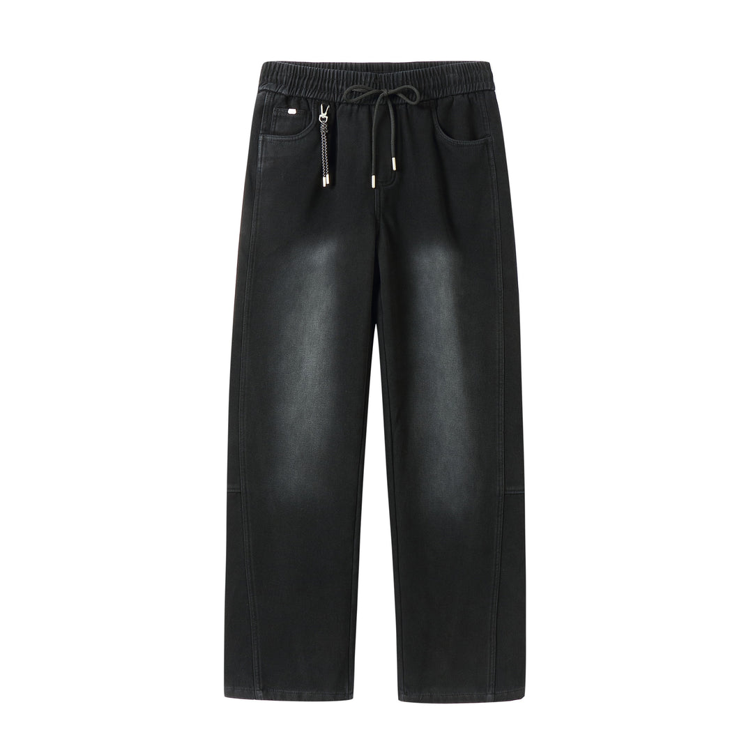 Damen Locker geschnittene Sweathose mit elastischem Bund und Kordelzug Nord Taschen