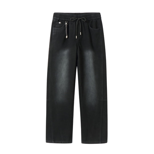 Damen Locker geschnittene Sweathose mit elastischem Bund und Kordelzug Nord Taschen