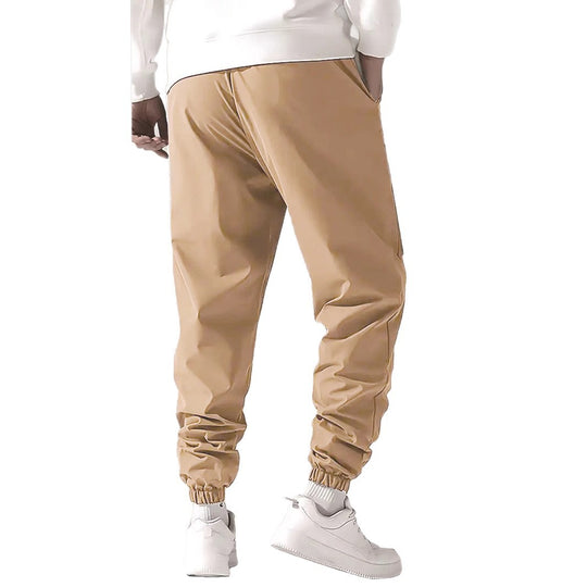 Herren Moderne Cargo-Jogginghose mit elastischem Bund, Kordelzug & Klappentaschen Nord Taschen