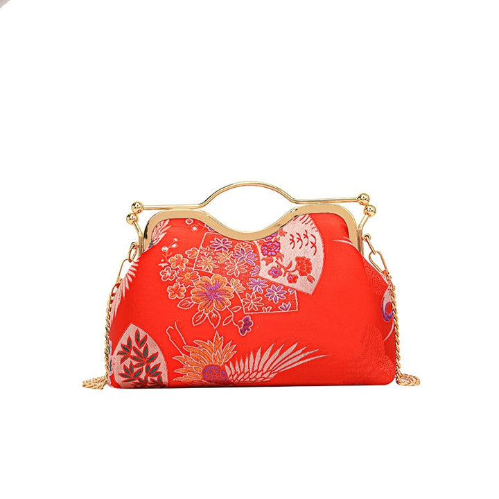 Damen elegante Handtasche mit künstlerischem Vogel-Design Nord Taschen