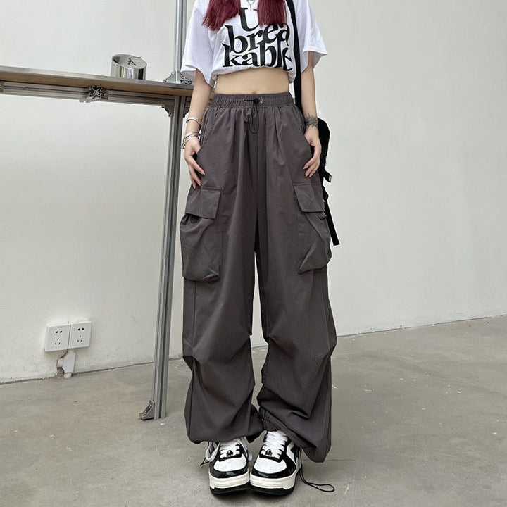 Damen Cargo-Hose mit weitem Schnitt und praktischen Taschen