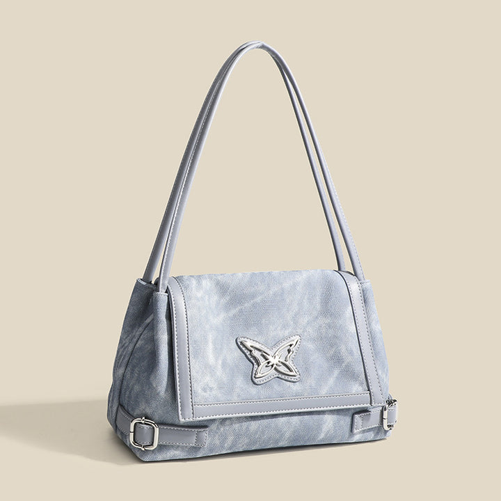 Damen modische Schultertasche mit detailverliebtem Schmetterlingsdesign Nord Taschen