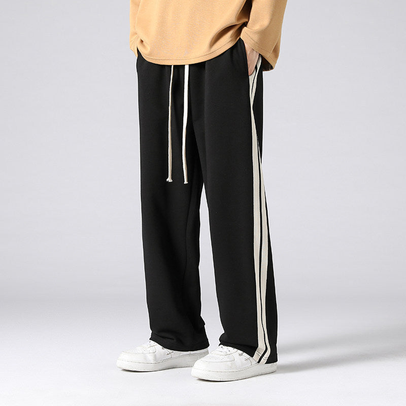 Herren Relaxed-Fit Lounge‑Hose mit markanten Seitenstreifen & verstellbarem Tunnelzug Nord Taschen