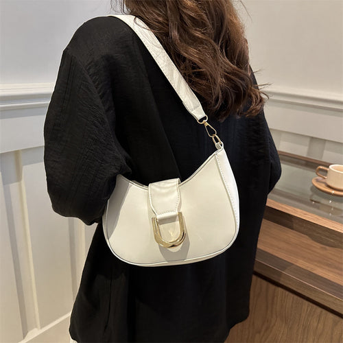 Damen Umhängetasche mit modernem Design und eleganter Schnallenverzierung Nord Taschen