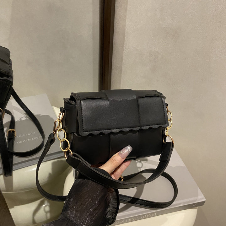 Damen elegante Mini-Umhängetasche mit strukturiertem Design Nord Taschen
