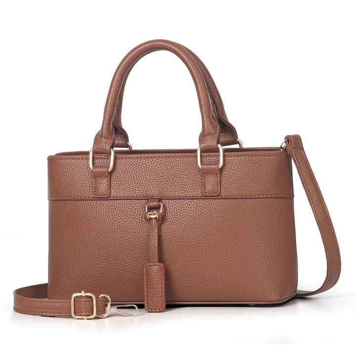 Damen elegante Handtasche mit strukturiertem Leder Nord Taschen