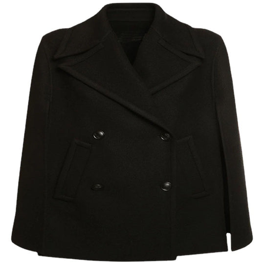 Damen Kurzer Cape‑Blazer im minimalistischen Tailoring mit kastiger Silhouette Nord Taschen