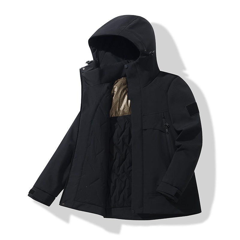 Unisex Isolierte Softshell-Parka mit abnehmbarer Kapuze und Thermofutter Nord Taschen