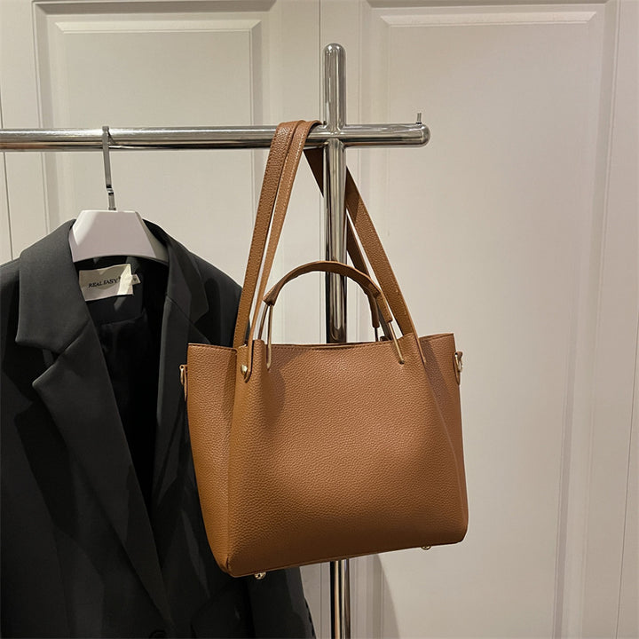 Damen elegante Henkeltasche aus hochwertigem Kunstleder Nord Taschen
