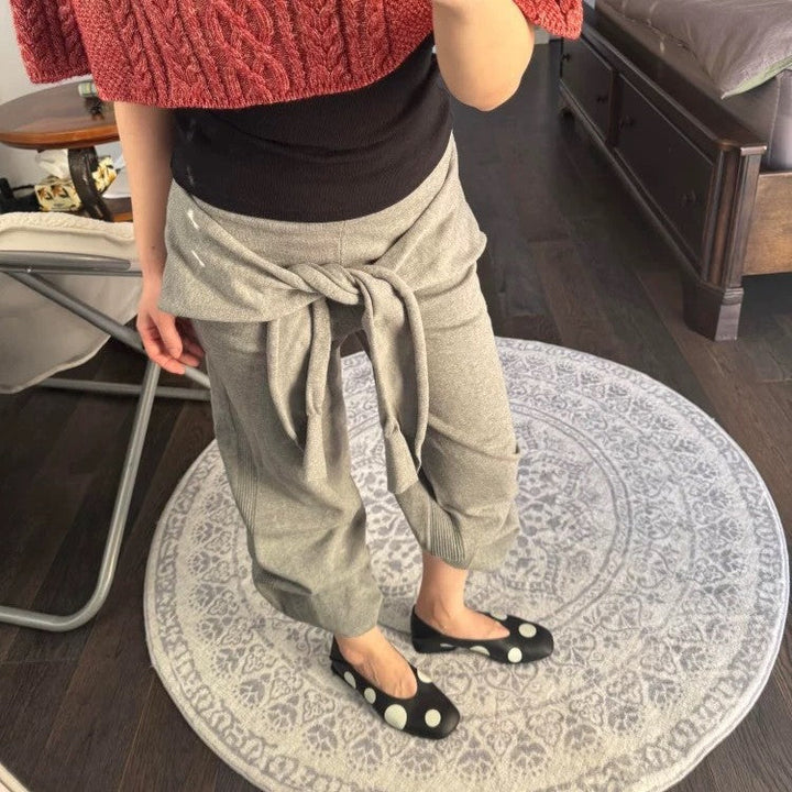Damen Ballerinas mit modischem Punktedesign und flexibler Sohle