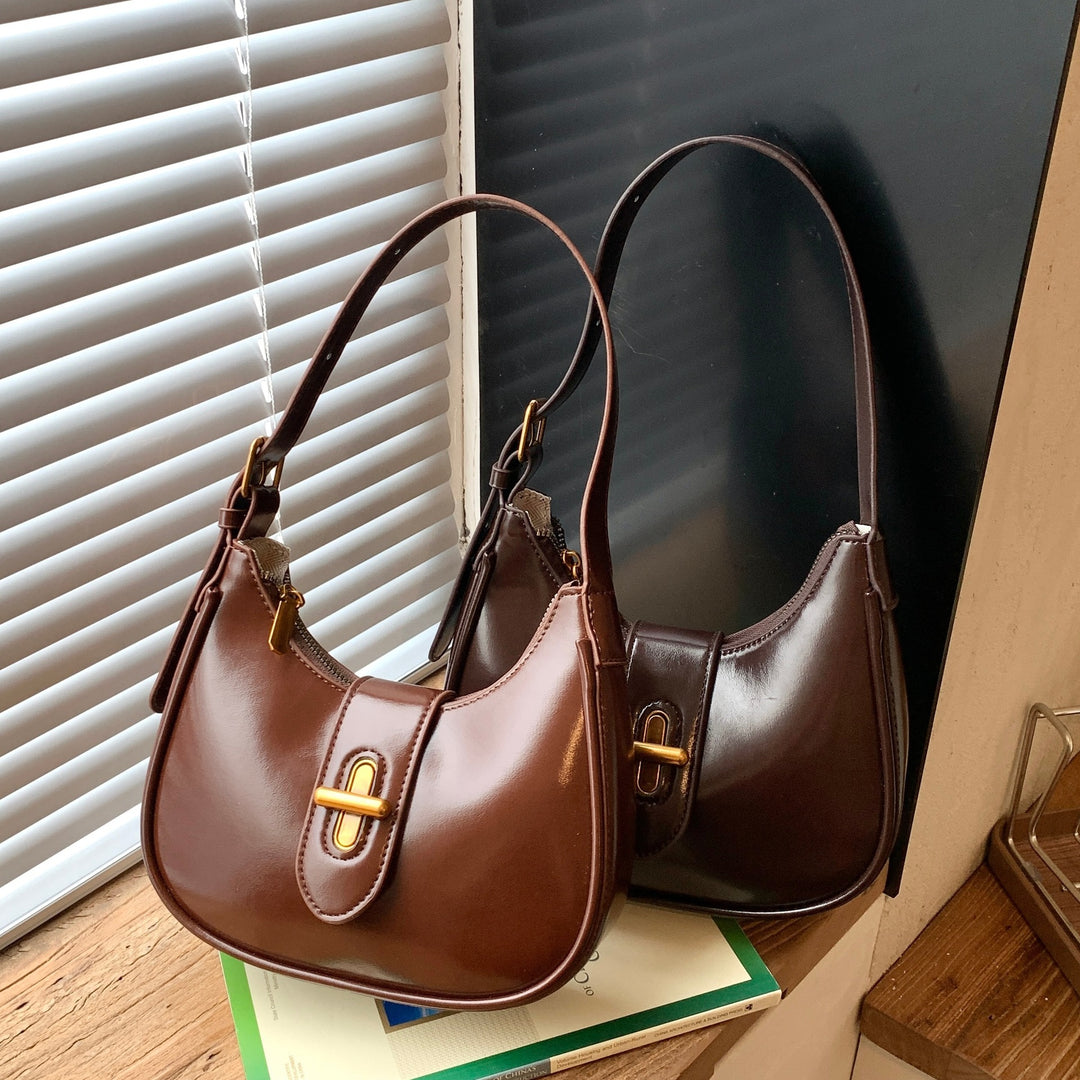 Damen praktische Hobo-Tasche mit markanter Schnalle Nord Taschen