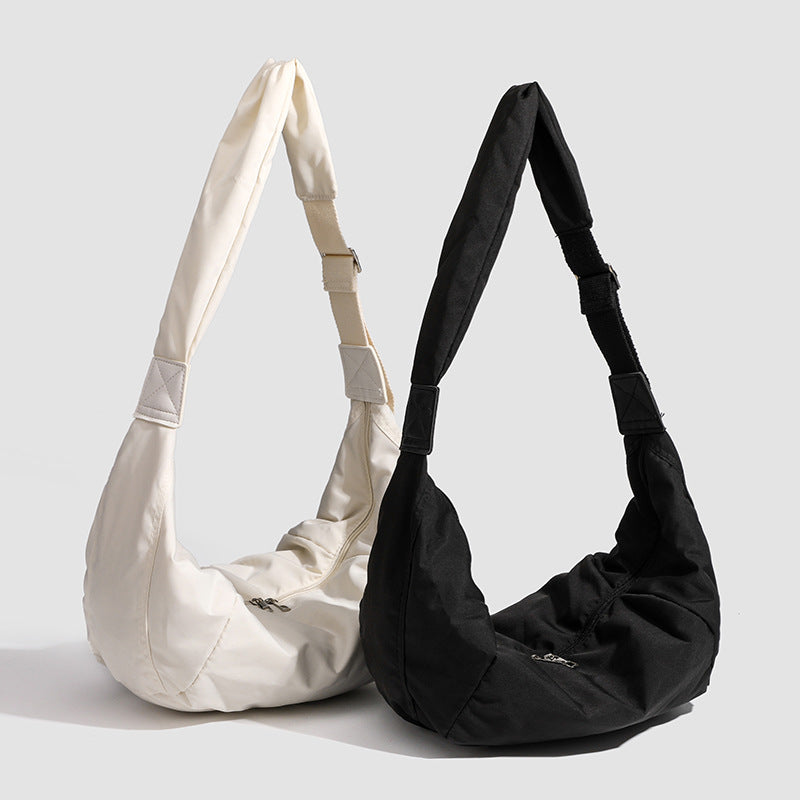Damen Hobo-Tasche mit sportlichem, strukturlosem Design und abnehmbarem Schulterriemen Nord Taschen