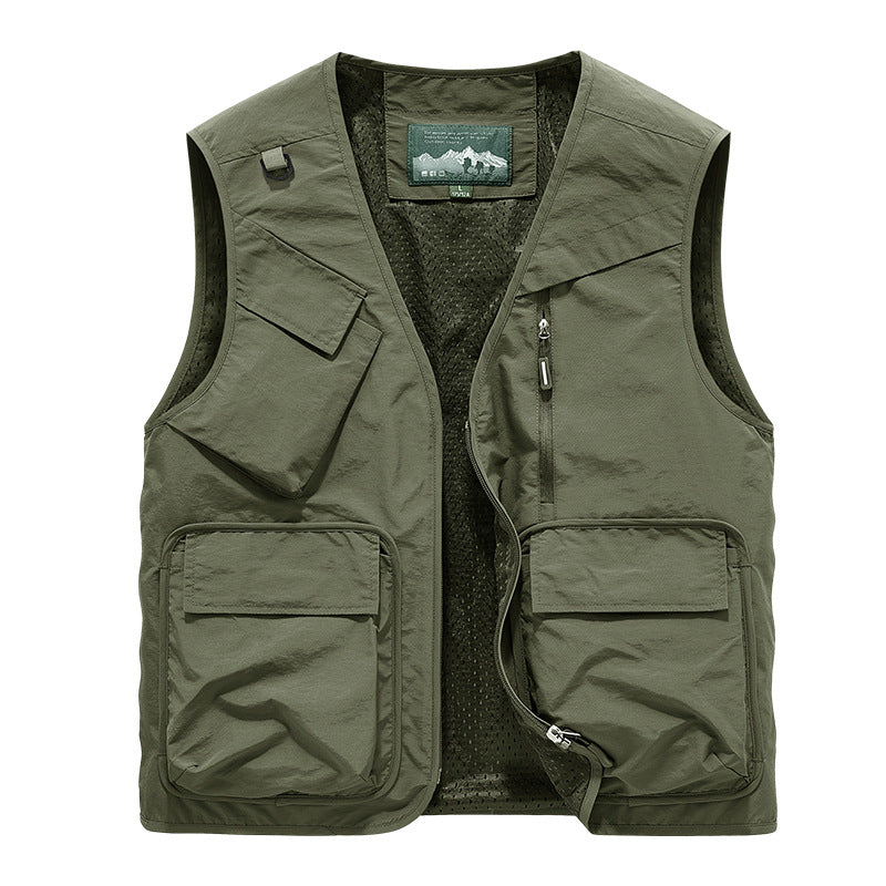 Herren Multifunktionale Outdoor-Weste Nord Taschen 1788242425