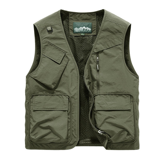 Herren Multifunktionale Outdoor-Weste Nord Taschen 1788242425