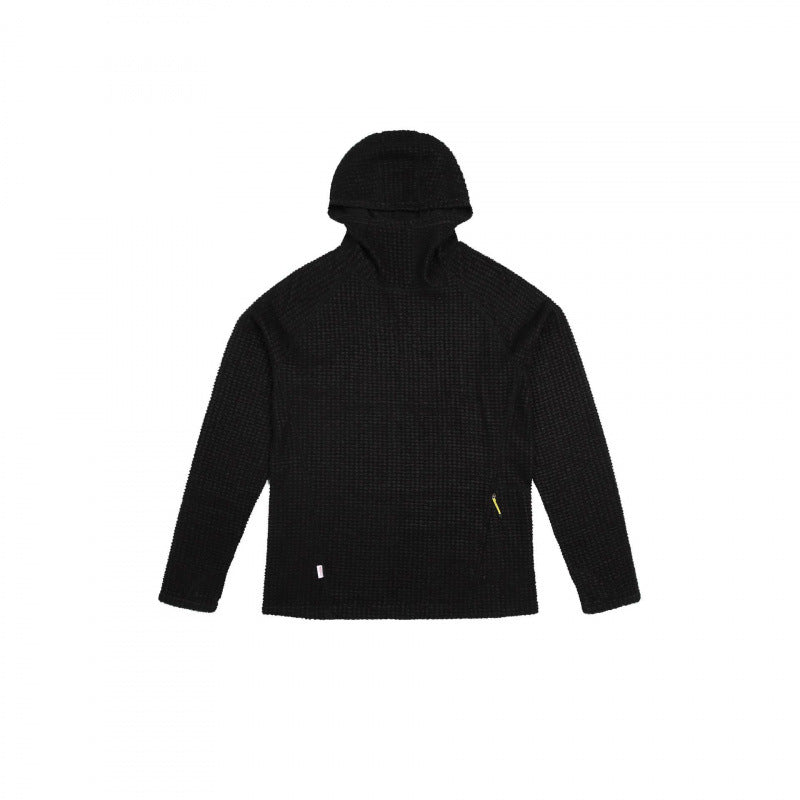 Unisex Texturierter Kapuzenpullover im Boxy‑Cut aus Waffelstrick mit Raglanärmeln und aufgesetzter Tasche Nord Taschen