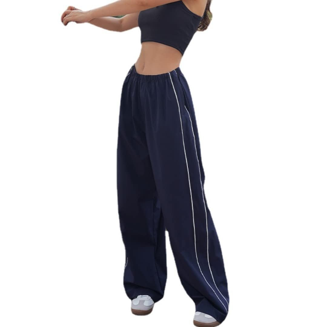 Damen Sportliche High-Waist Freizehhosen