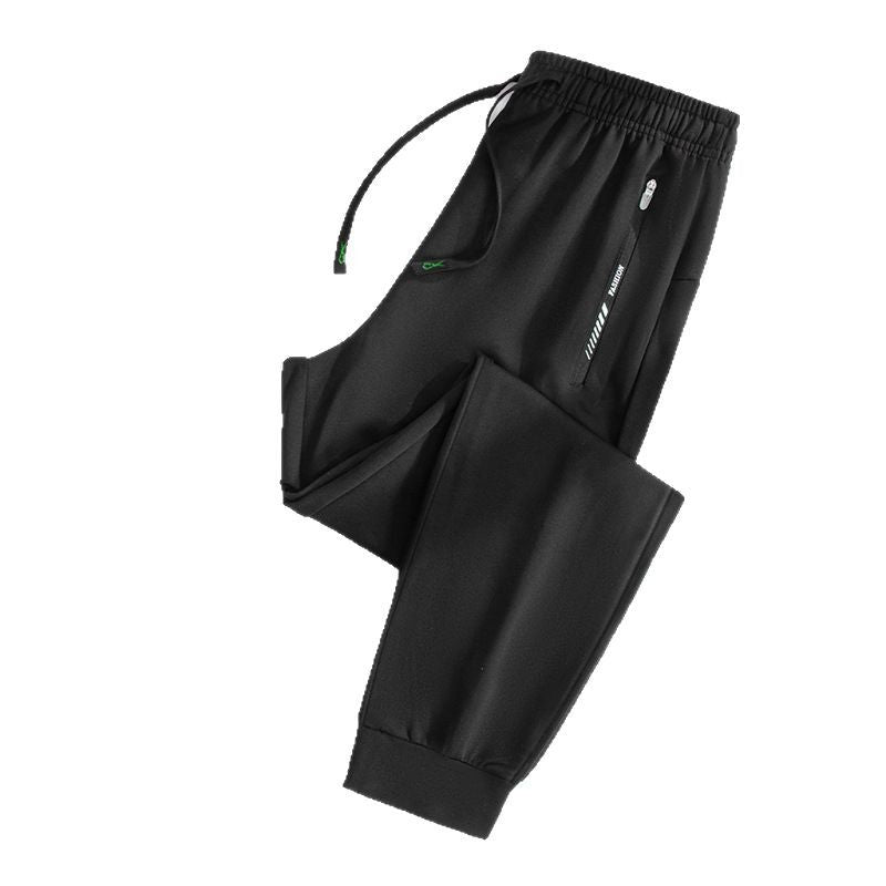 Herren Sportliche Jogginghose mit Reißverschlusstaschen Elastischem Bund und Schlankem Schnitt Nord Taschen