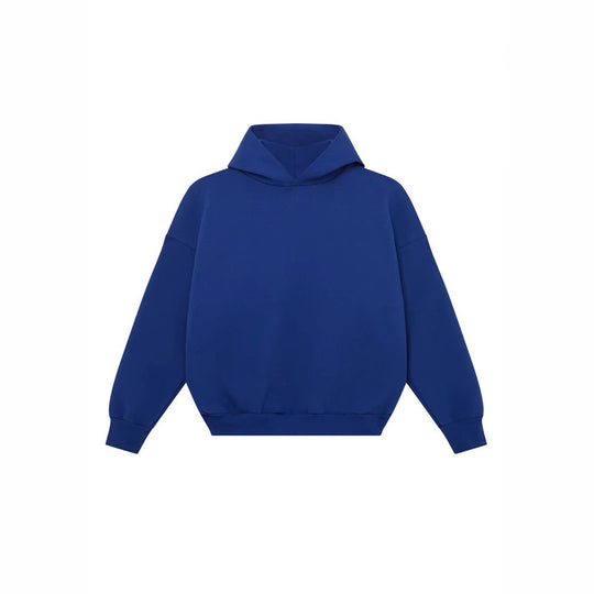 Unisex nan minimalistischer Kapuzenpullover ohne Kängurutasche mit überschnittener Schulter und geripptem Saum Nord Taschen