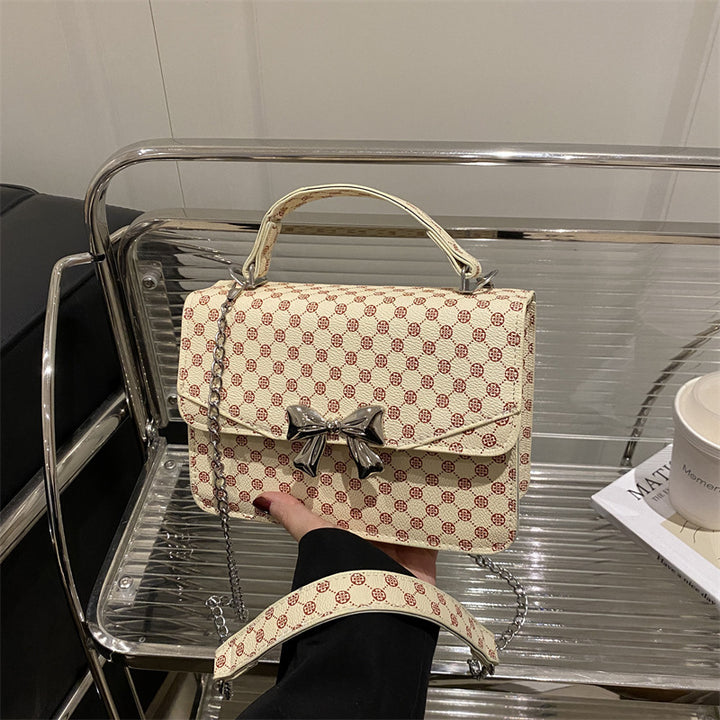 Damen elegante Handtasche mit verspieltem Schleifenakzent Nord Taschen