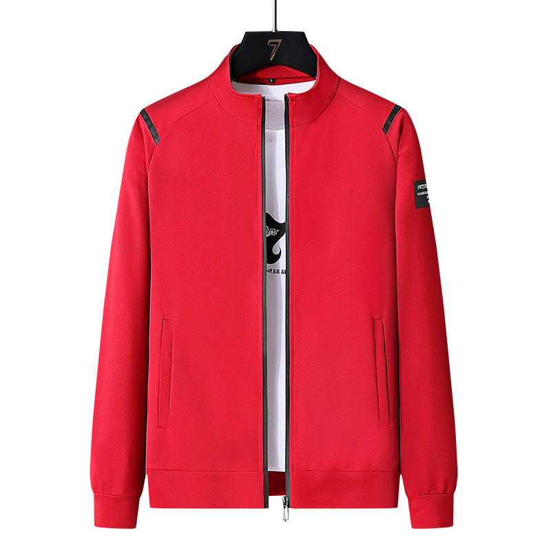 Herren Sportlicher Trainingsanzug-Set mit Reißverschlussjacke, Rundhalsausschnitt-Sweatshirt und Slim-Fit Jogginghose Nord Taschen