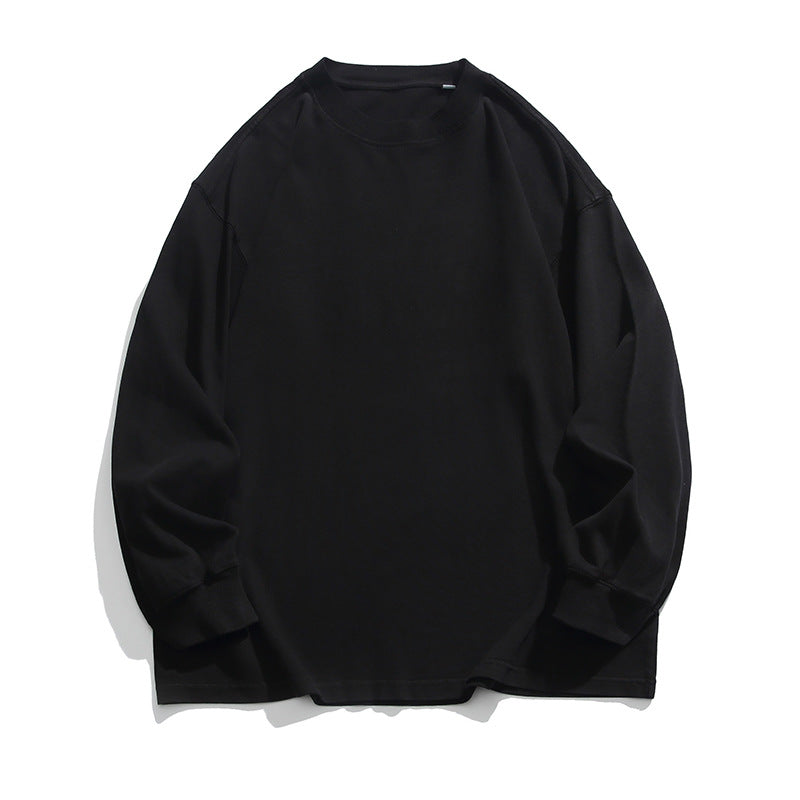 Unisex Weites Oversize-Langarmshirt im Heavyweight-Slouch-Stil mit Drop-Shoulder Nord Taschen