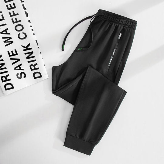 Herren Sportliche Jogginghose mit Reißverschlusstaschen Elastischem Bund und Schlankem Schnitt Nord Taschen