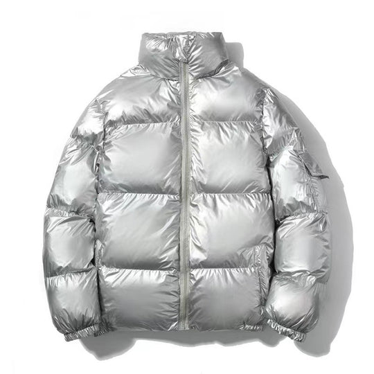 Unisex gepolsterte Steppjacke mit Thermoisolierung, Stehkragen und Ärmeltasche Nord Taschen