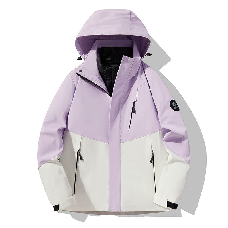 Herren Dreifach kombinierbare Funktionsjacke mit abnehmbarer Steppweste Nord Taschen