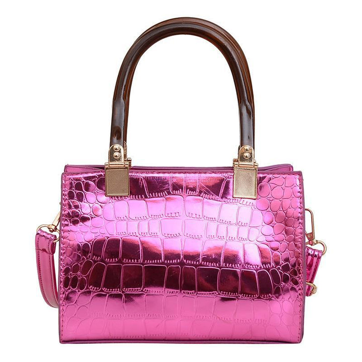 Damen stilvolle Handtasche im eleganten Krokodil-Look Nord Taschen