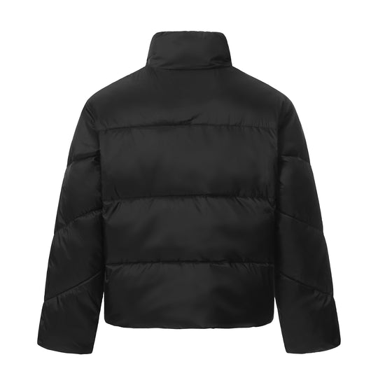 Unisex Kurze gesteppte Isolationsjacke mit wärmendem Funnelkragen Nord Taschen