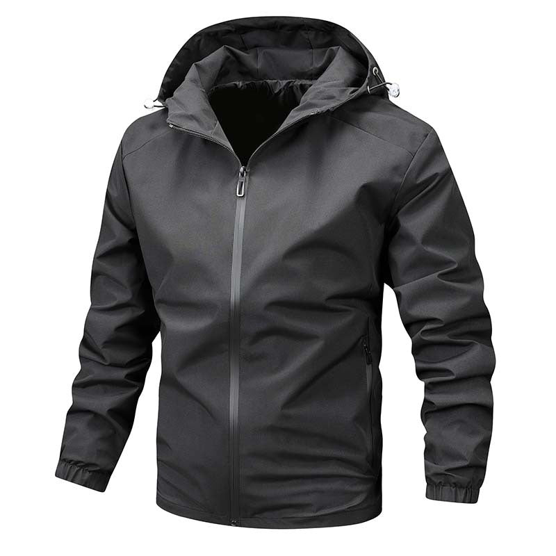 Herren Leichte Softshell‑Kapuzenjacke mit wasserabweisender Membran und versiegelten Reißverschlüssen Nord Taschen