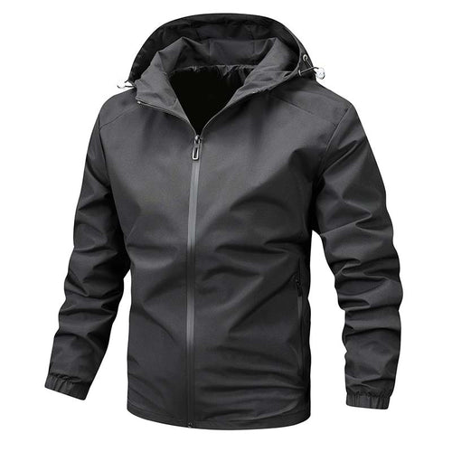 Herren Leichte Softshell‑Kapuzenjacke mit wasserabweisender Membran und versiegelten Reißverschlüssen Nord Taschen